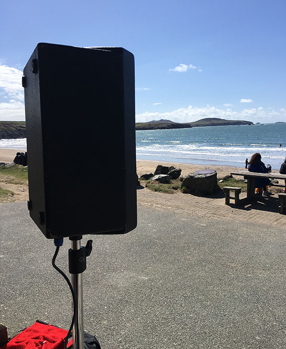 Speaker Hire Company in Carmarthenshire, Swansea and Mid Wales